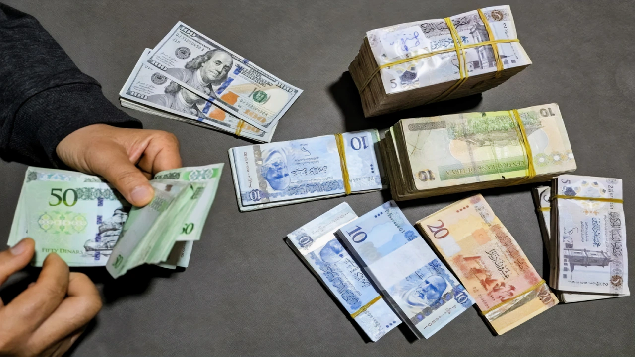 تراجع دينار ليبيا.. تفاصيل قرار خفض قيمة العملة الوطنية بنسبة 14.7% بنكيا